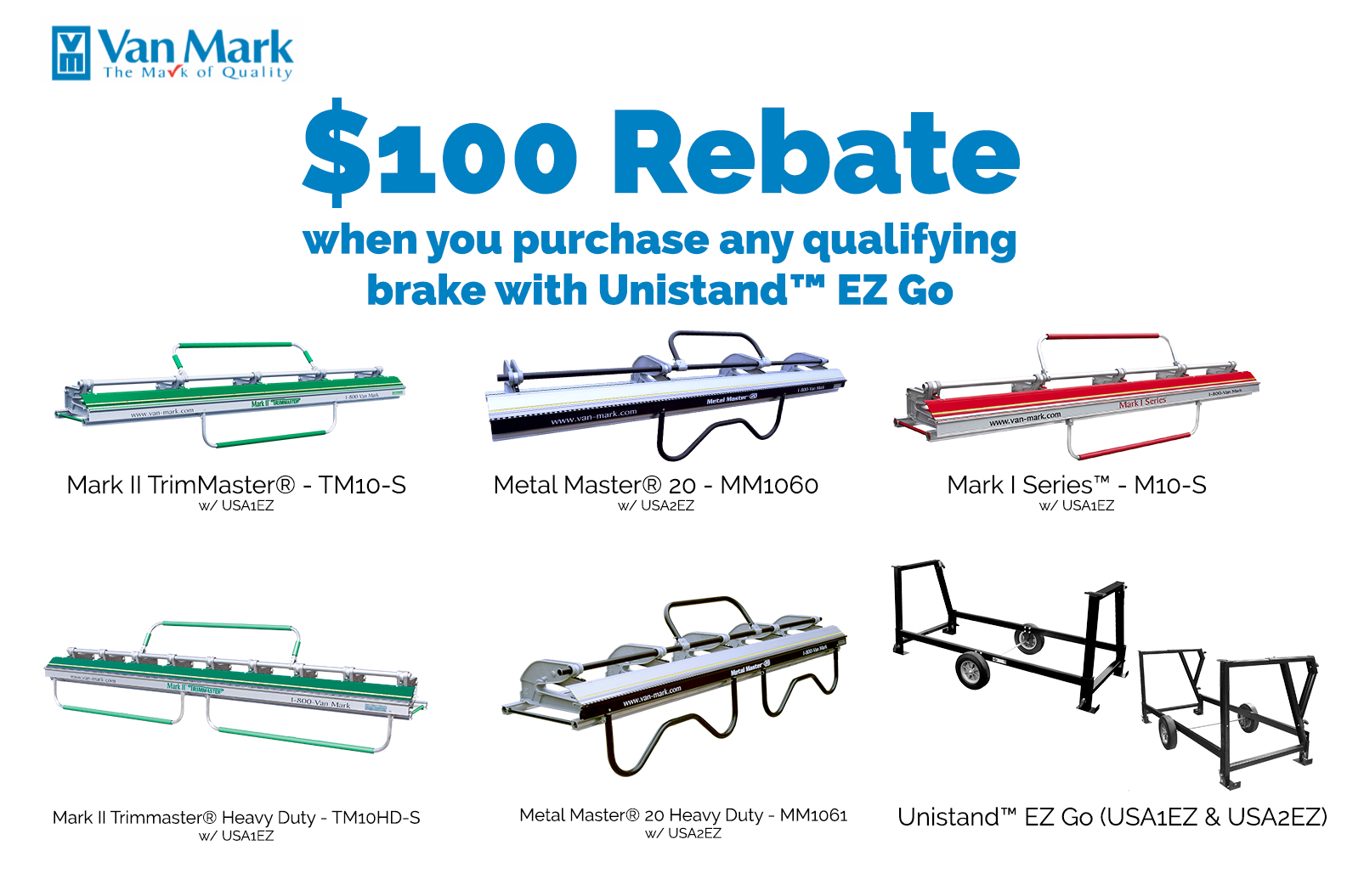 Qualifying Brake with Unistand EZ Go June Rebate Offer